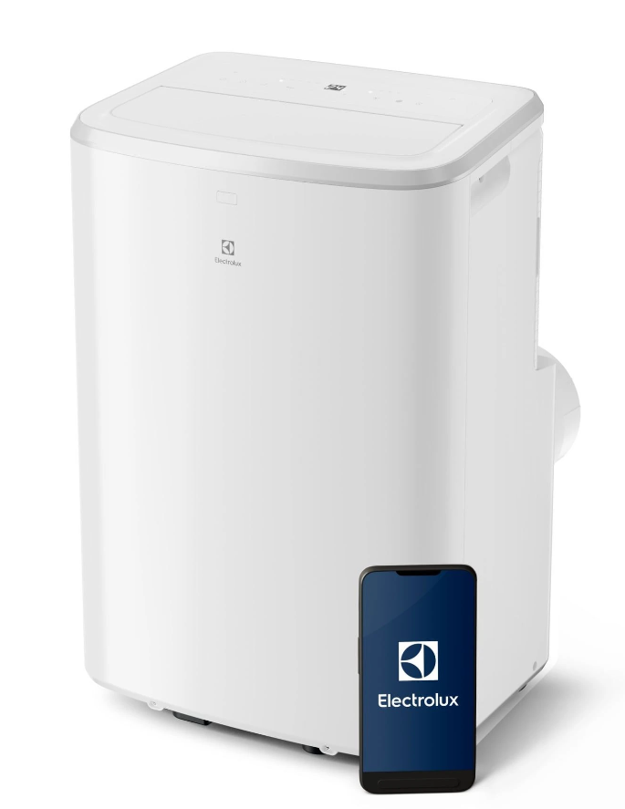 Condizionatore Portatile Reversibile Electrolux EXP38U340HW Comfort 600 – 2600 W, Classe A, R290, Connesso