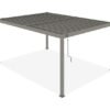 Pergola in alluminio 4x3m lamelle regolabili, ventilazione e protezione solare, taupe Piana