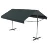 Iseo - Tenda a bracci manuale 4 x 1,5/1,5 m Poliestere Grigio