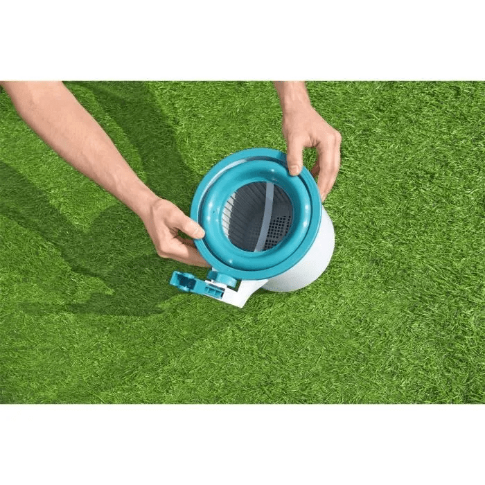 BESTWAY - APX 365™ Set Piscina Fuoriterra - 732 x 366 x 132 cm - Rettangolare (Filtro a Sabbia, 250 g Polysphere) + Skimmer - immagine 4