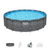 Set piscina fuori terra rotonda BESTWAY APX 365™ - 549 x 132 cm (filtro a sabbia, 250 g Polysphere, scala, copertura)