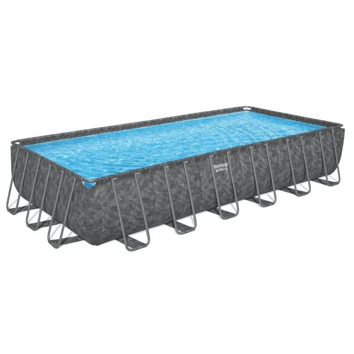 BESTWAY - APX 365™ Set Piscina Fuoriterra - 732 x 366 x 132 cm - Rettangolare (Filtro a Sabbia, 250 g Polysphere) + Skimmer - immagine 7