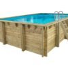Piscina in Legno Rettangolare Panama - 6.20 x 4.10 x 1.45 m