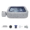 BESTWAY Lay-Z-Spa San Francisco Idromassaggio Gonfiabile - HydroJet Pro - 230 x 230 x 71 cm - 5-7 Persone - Quadrato