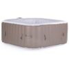 HABITAT ET JARDIN Vasca Idromassaggio Gonfiabile MONACO PVC 6 Persone - Tortora/Crema