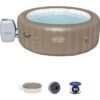 BESTWAY Lay-Z-Spa Palm Springs Idromassaggio Gonfiabile Rotondo - 60017 - 196 x 71 cm - 4-6 Persone