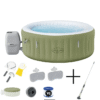 BESTWAY Lay-Z-Spa Acapulco AirJet Idromassaggio Gonfiabile Rotondo 175x66 cm + Aspiratore Aquascan