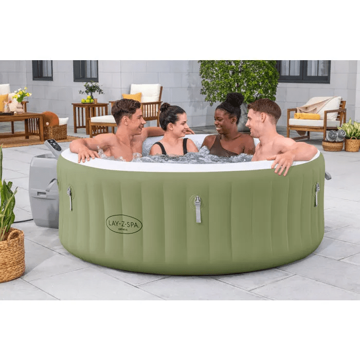 BESTWAY Lay-Z-Spa Acapulco AirJet Idromassaggio Gonfiabile Rotondo 175x66 cm + Aspiratore Aquascan - immagine 6