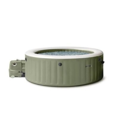 Vasca Idromassaggio Gonfiabile INTEX PureSpa Olive 8 Persone - 170 Getti a Bolle