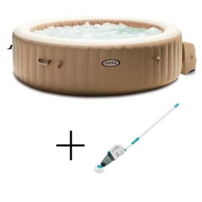 Jacuzzi INTEX PureSpa Sahara 8 Persone - 170 Getti di Bolle + Pulitore Spa ZR100