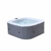 Vasca Idromassaggio Gonfiabile Quadrata MSPA Fjord 4 - 4 Posti - Sistema Antigelo + Copertura - 160 cm - PVC