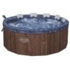 Jacuzzi Semirigida Bestway Lay-Z-Spa TORONTO Smart Airjet 7 Posti - Effetto Legno